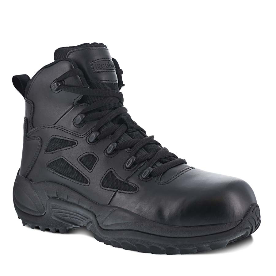 Reebok RB8674 Men's Rapid Response Composite Toe Side Zip 6in Duty Boot