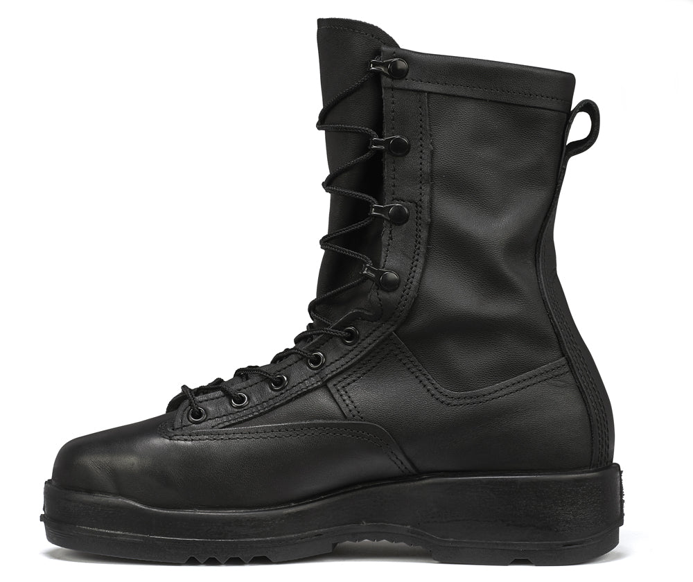 Belleville 800 ST Men's Waterproof Steel Toe Flight & Flight Deck Military Black Duty Boot