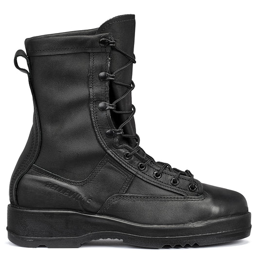 Belleville 800 ST Men's Waterproof Steel Toe Flight & Flight Deck Military Black Duty Boot
